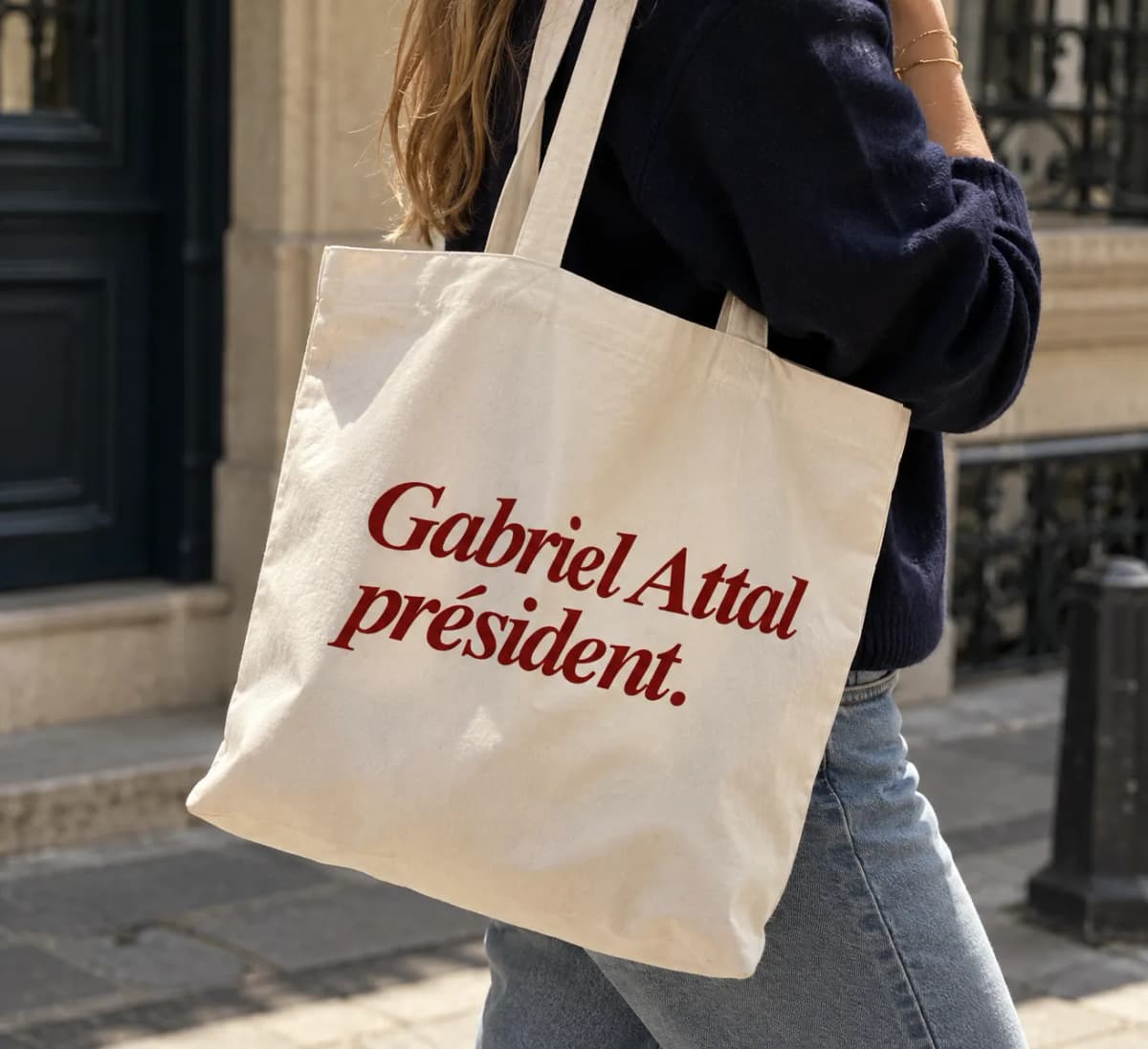 Tote bag Gabriel Attal Président