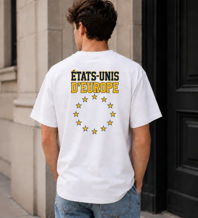 Tee-shirt États-Unis d'Europe — Attal 2027 - 1