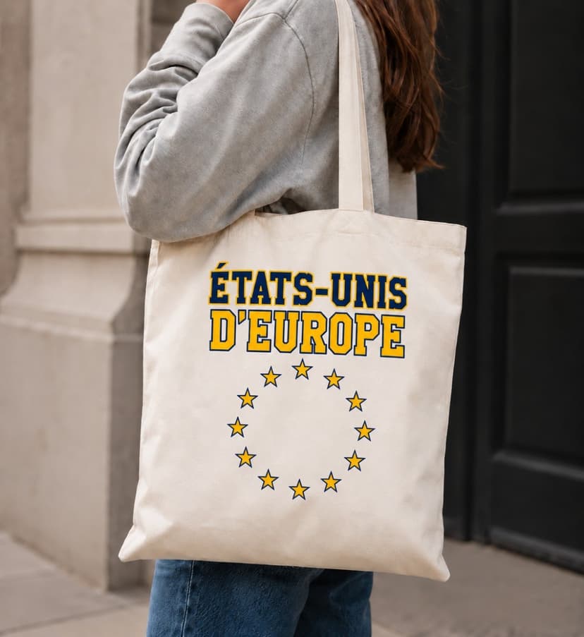 Tote bag États-Unis d'Europe — Attal 2027